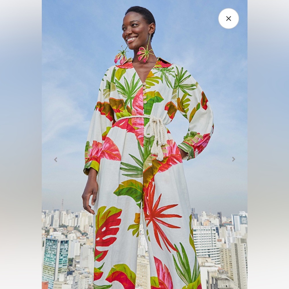 Farm Rio Spring Forest Jumpsuit - Picture 5 of 8